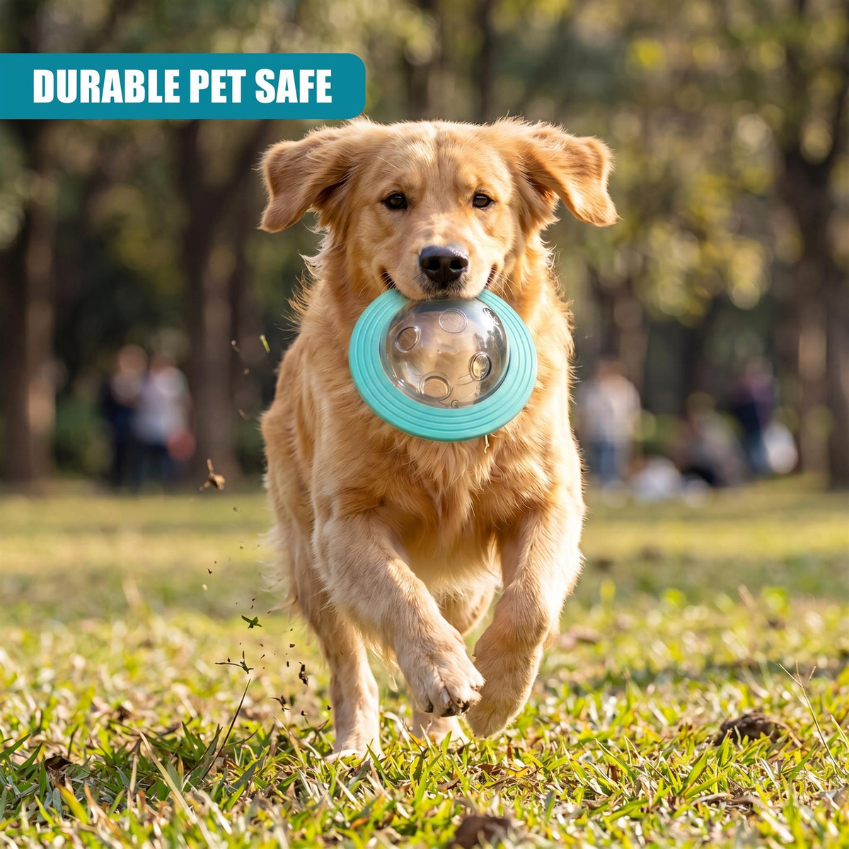 Dog Treat Dispensing Ball Interactive Puzzle Pet Toy Slow Feeder IQ Training